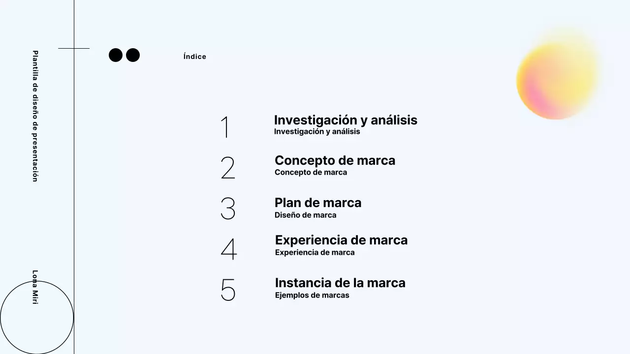 Propuesta de proceso de marca moderna de Neon