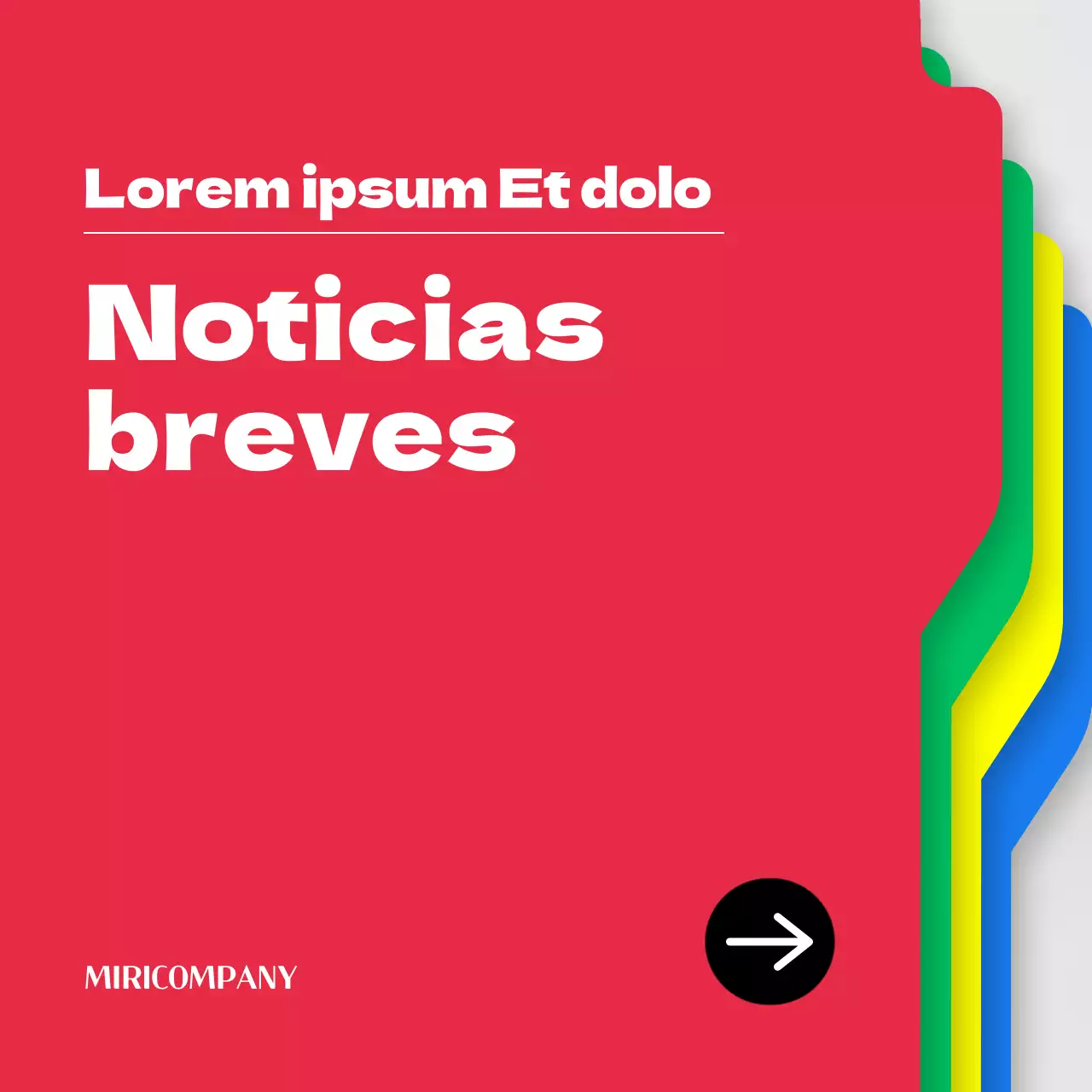 Portada en miniatura de moda en rojo y azul