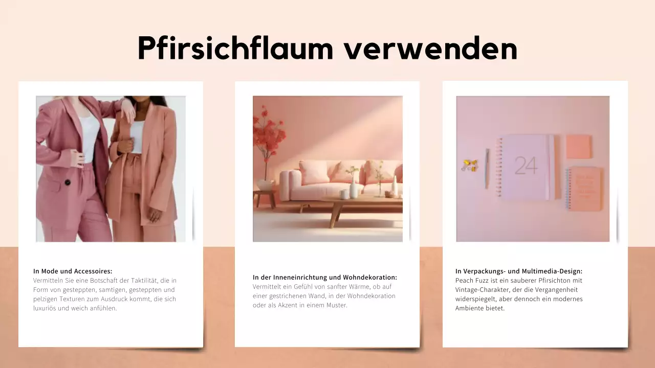 Beige und Weiß: ein eleganter Farbtrendbericht