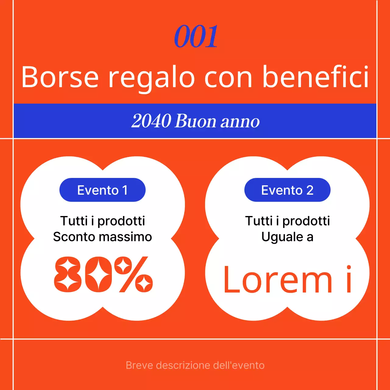 Promuovere un modello di vacanza orientale in rosso e blu