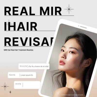 Promocionar una peluquería moderna en gris y naranja