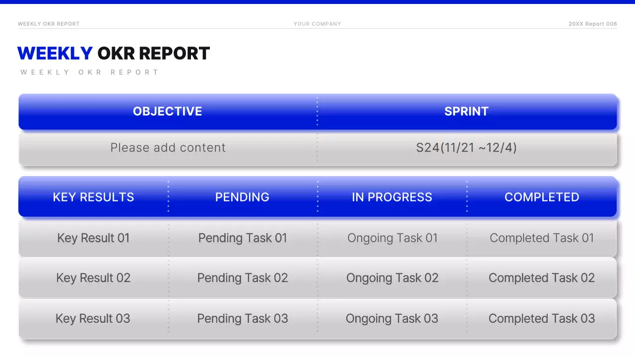 Blue Modern Business Template Presentation