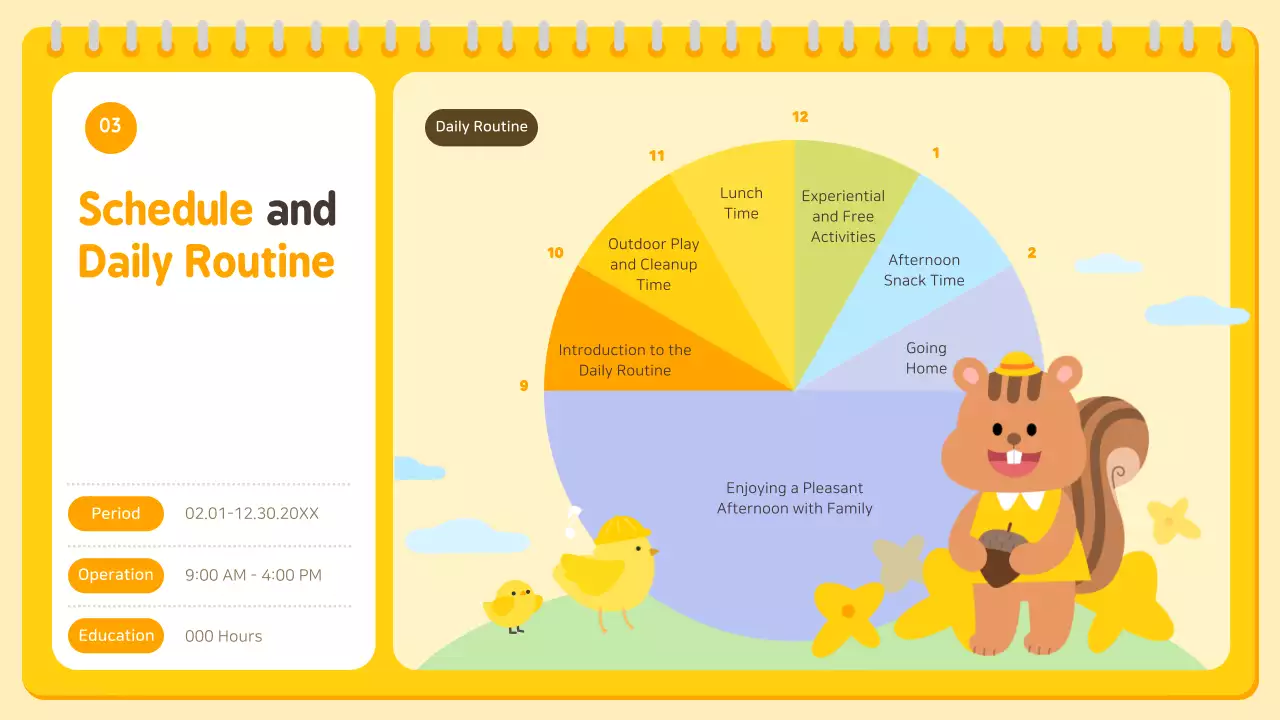 Yellow Playful Kindergarten Invitation Presentation