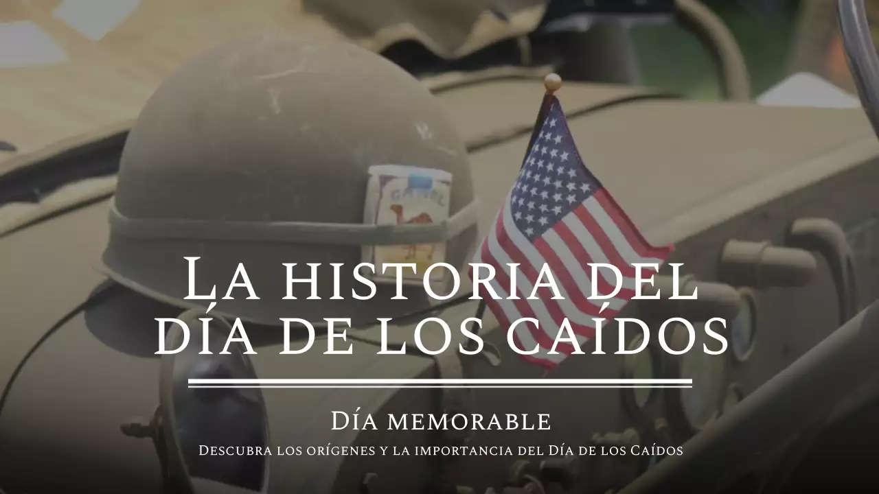 Presentamos una sencilla historia del Día del Recuerdo en blanco y beige