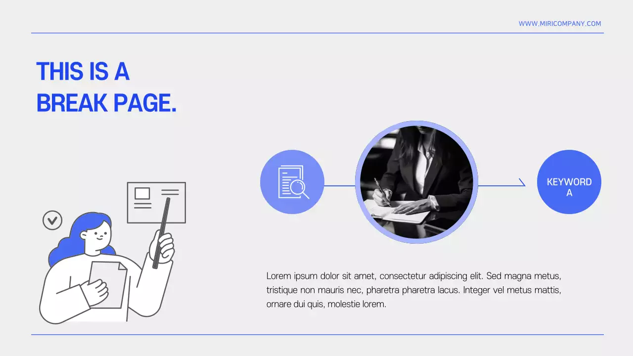 Blue Minimal Business Presentation