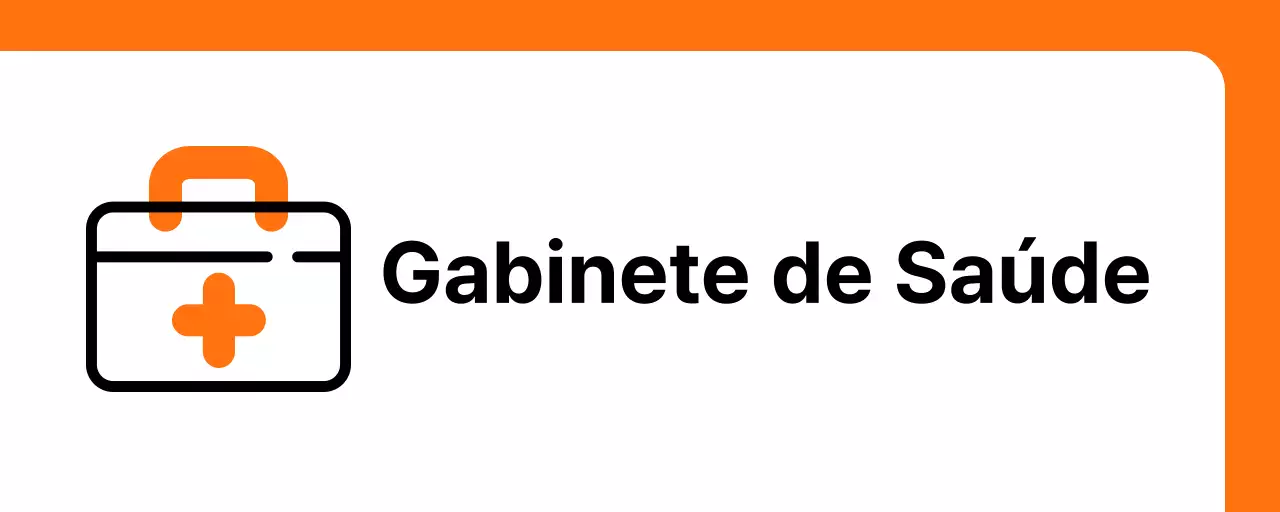Kit de primeiros socorros laranja Guia da sala de saúde