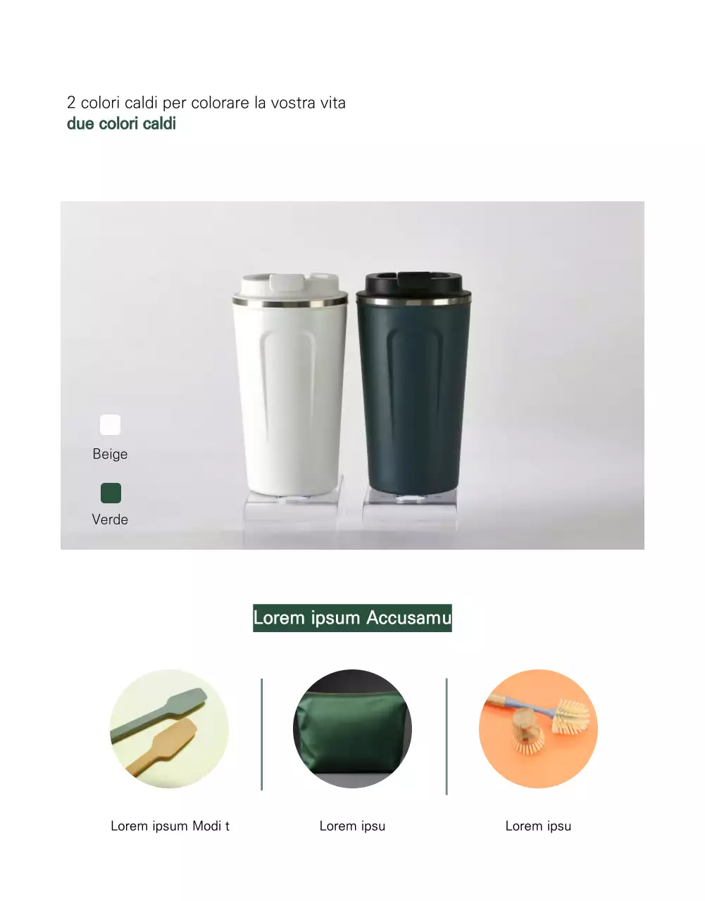 Una pubblicità minimalista dei nuovi arrivi di Tumblr in bianco e verde.