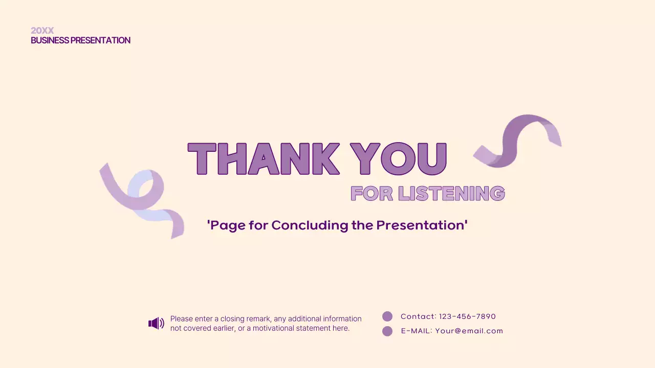 A simple PM presentation in yellow and purple