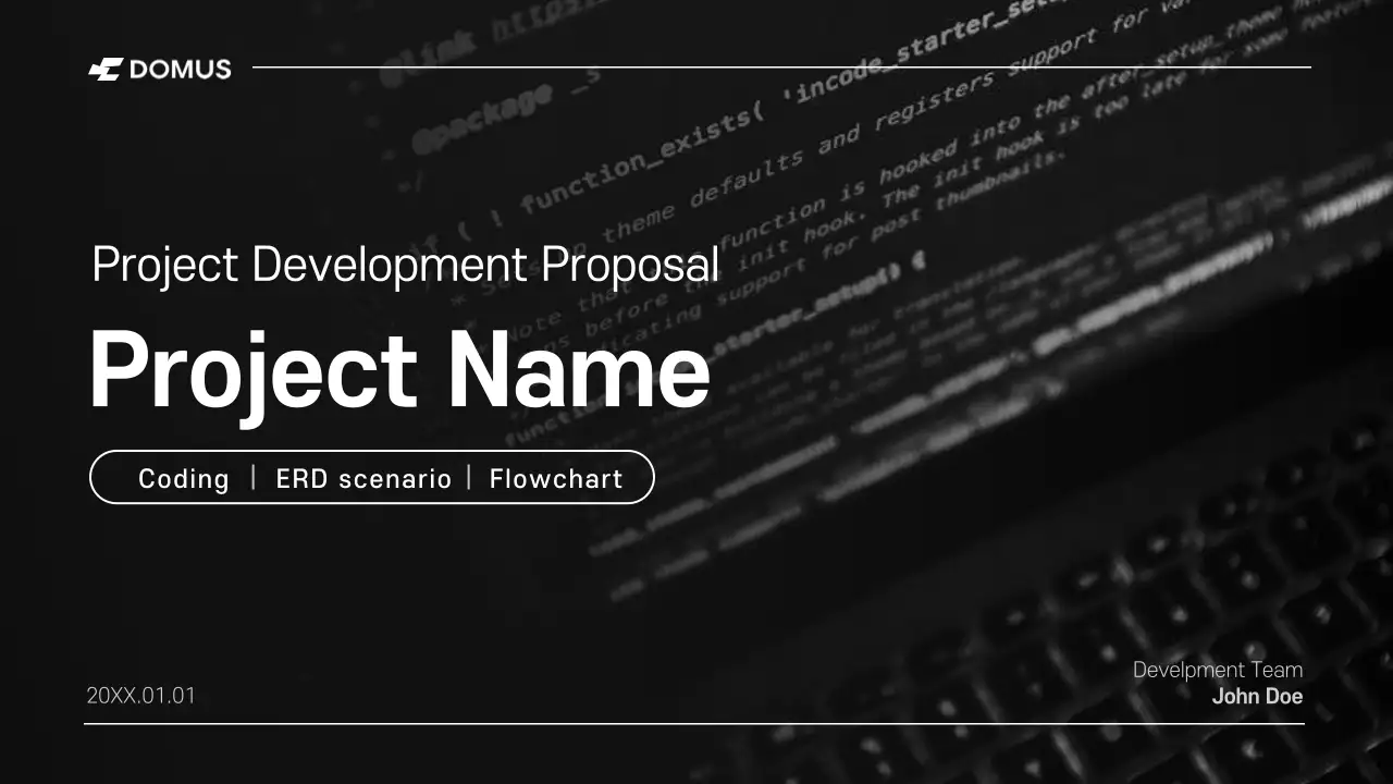 Black Modern Project Proposal Presentation