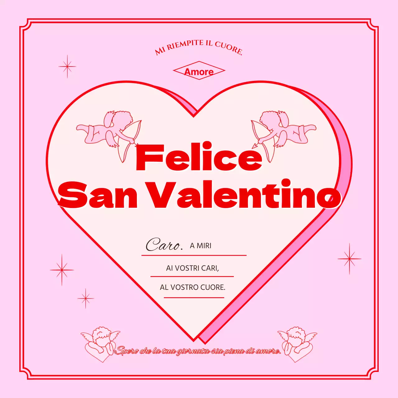 Blocchi per appunti kitsch di San Valentino in rosa