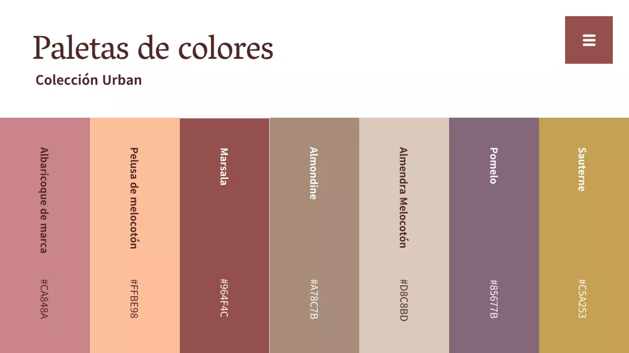 Recursos del informe de tendencias de colores beige y blanco sencillos