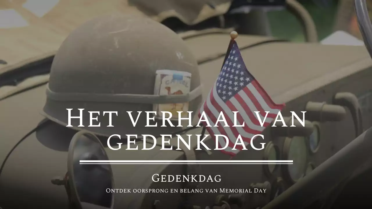 Een eenvoudig verhaal over Dodenherdenking in wit en beige