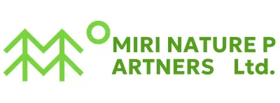 Nature conservation with simple tree illustrations and green colors