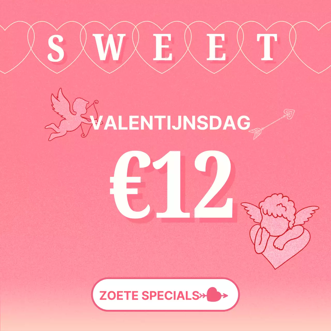 Promoot een modern retro Valentijnsevenement in roze en mint
