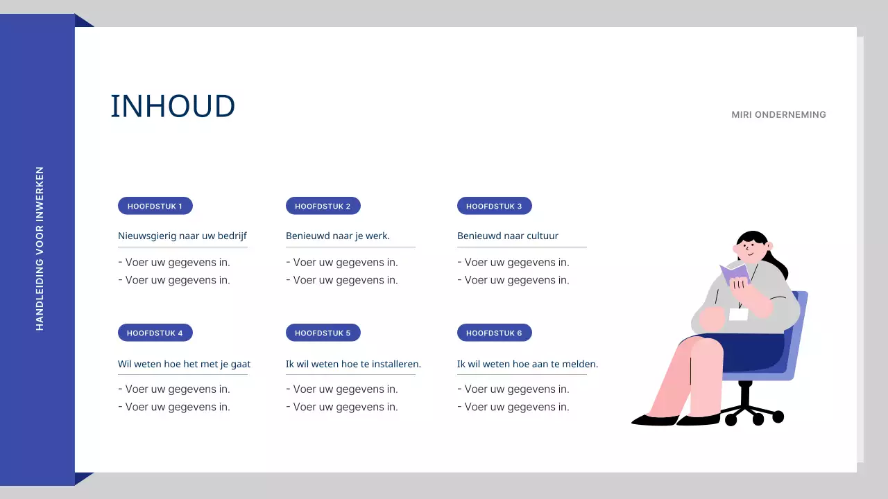 Blue's mooie HR-trainingsmateriaal