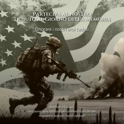 Avviso d'epoca in bianco e nero per la Giornata della Memoria