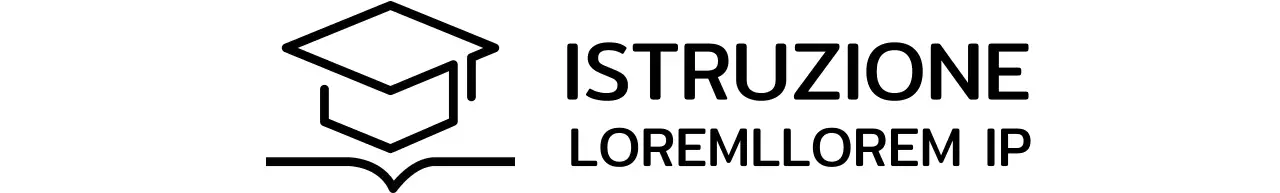 Apprendimento intelligente con un cappello da bachelor e un logo di illustrazione di libri