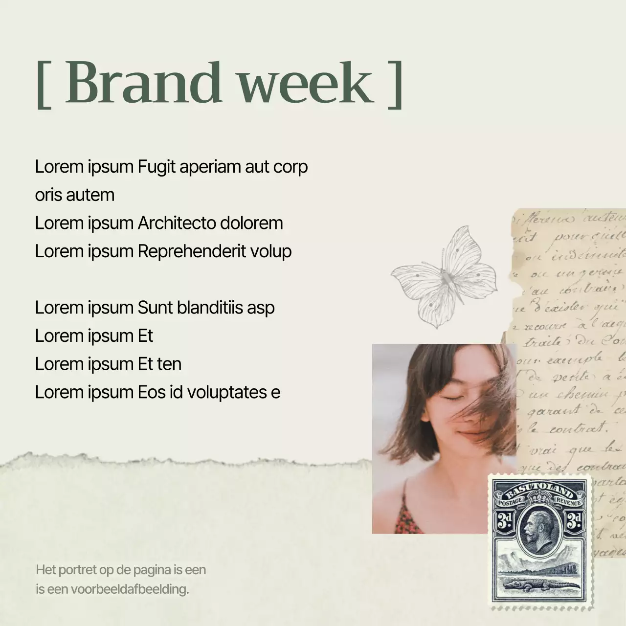 Khaki's klassieke emotionele merkpost