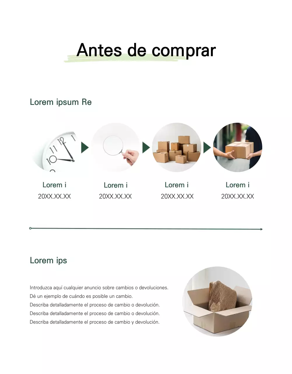 Un anuncio Tumblr minimalista en blanco y verde