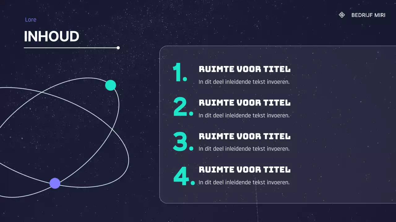 Vergadermateriaal met een eenvoudige mintkleurige en paarse achtergrond