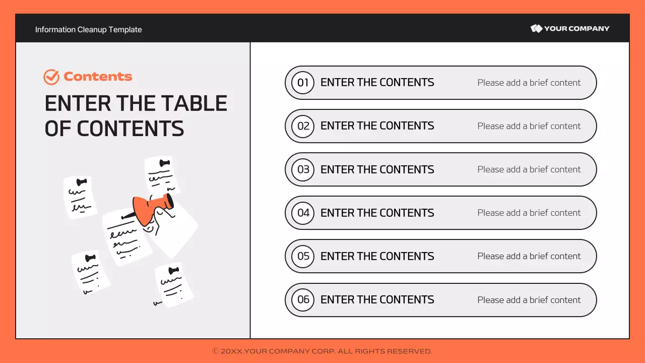 Orange Modern Information Guide Presentation
