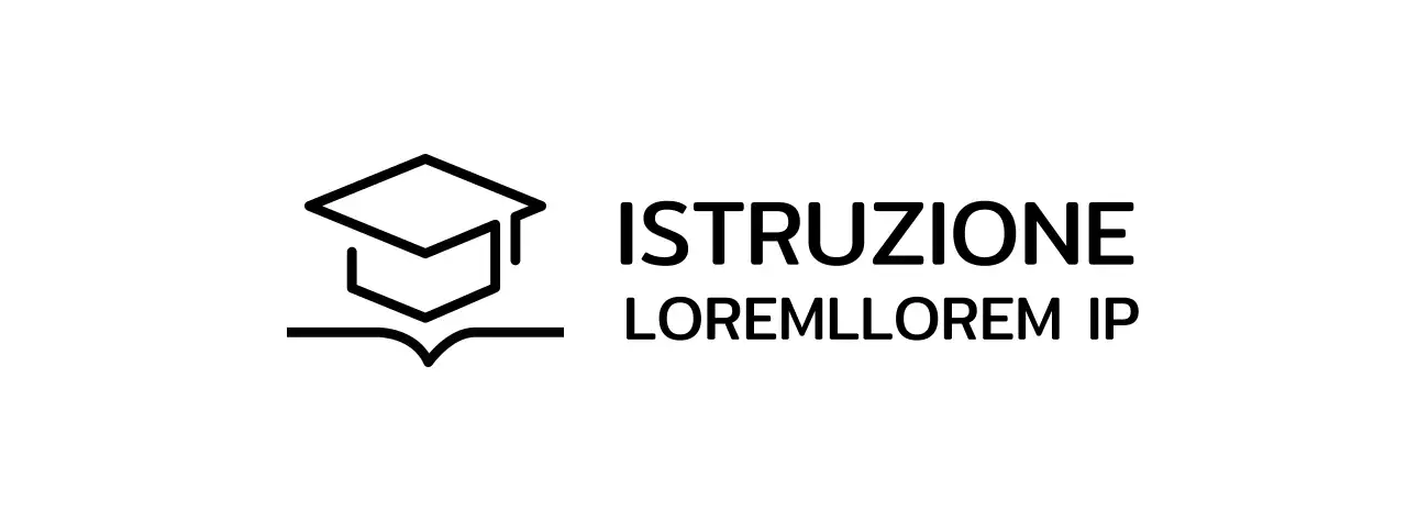 Apprendimento intelligente con un cappello da bachelor e un logo di illustrazione di libri