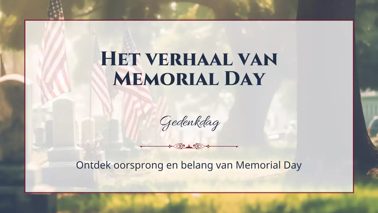 Een stijlvol Amerikaans herinneringsbericht in marineblauw en bruin