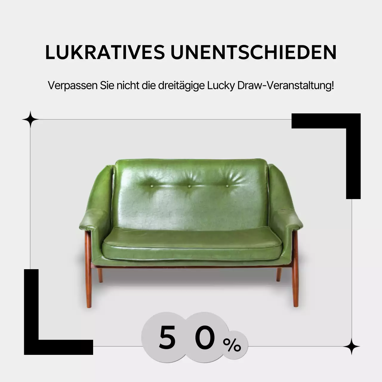 Schwarz-weiße minimalistische Innenraumpfosten der Marke