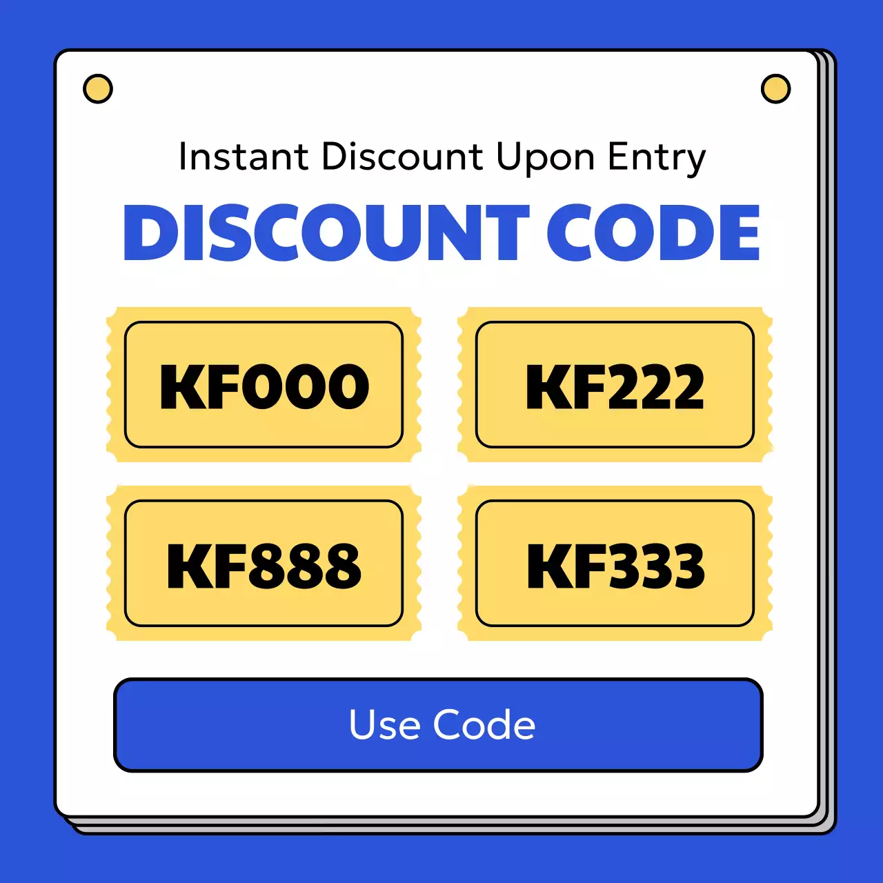 Blue Modern Discount Promotion Instagram Post