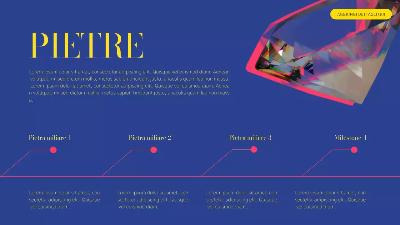 Rapporto sul profilo aziendale moderno verde e rosa