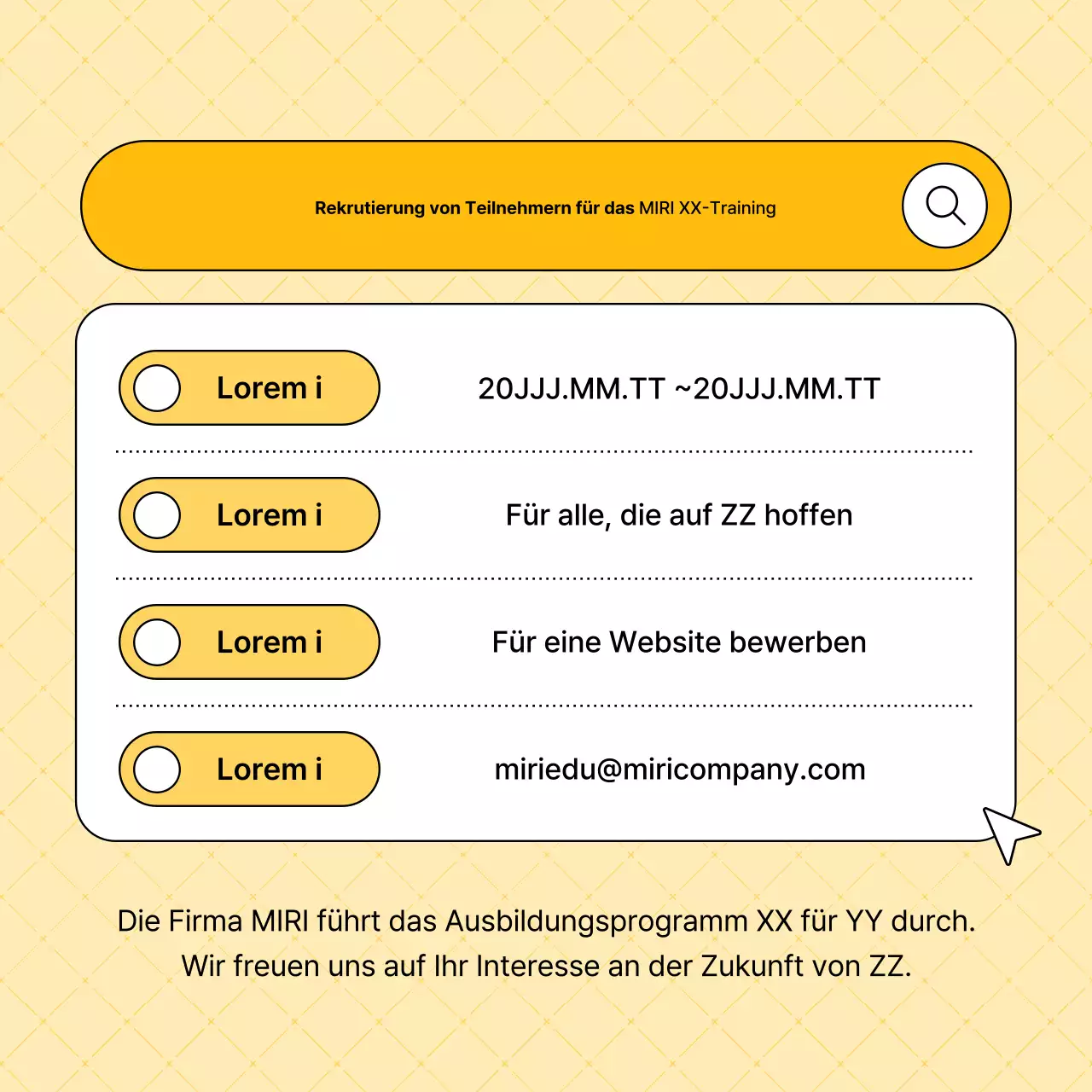 Einfache Inhalte gewinnen in der Gelben Post