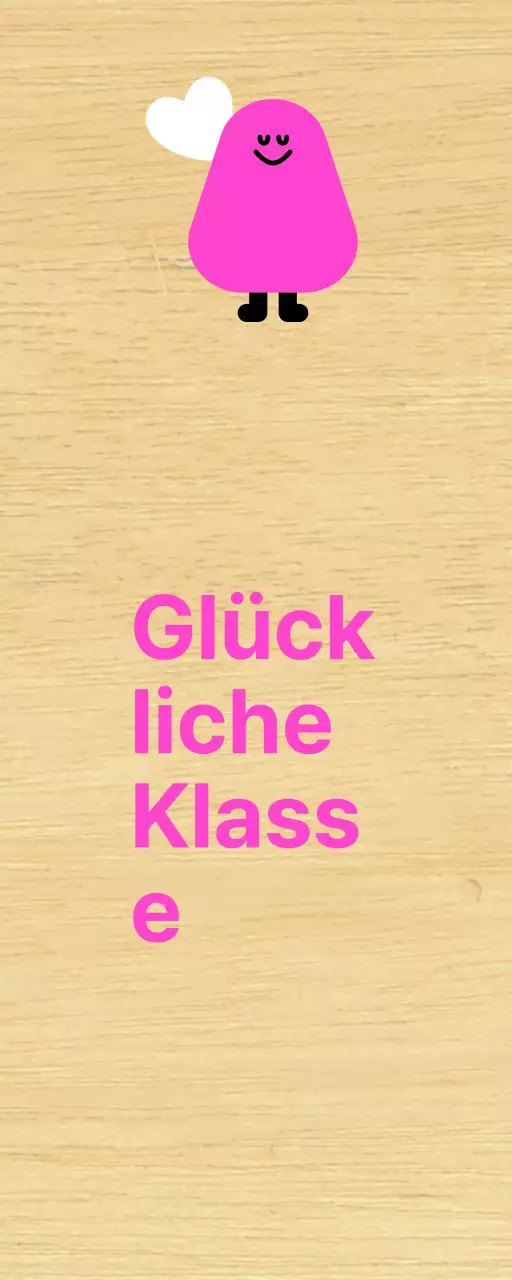 Rosa Zeichen illustriert Kindergarten Klasse Führer