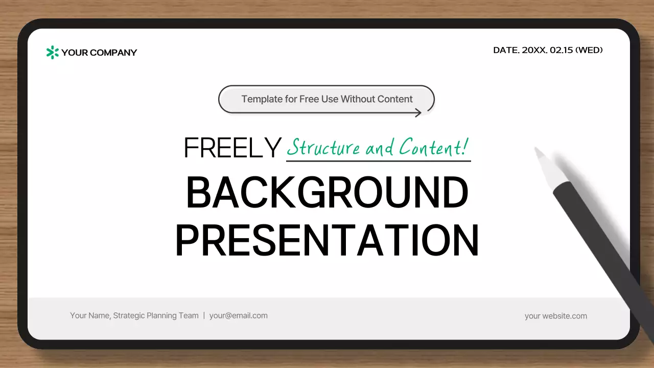 White Modern Business Presentation