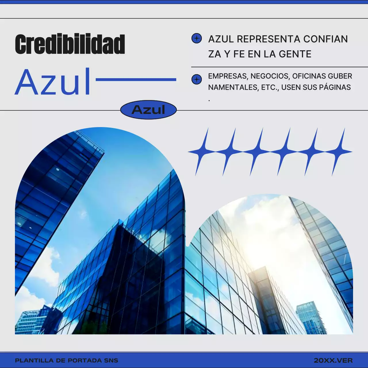 Promover una variación de color de portada moderna en arco iris y blanco