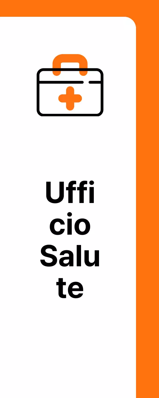 Kit di pronto soccorso arancione Guida alla stanza della salute