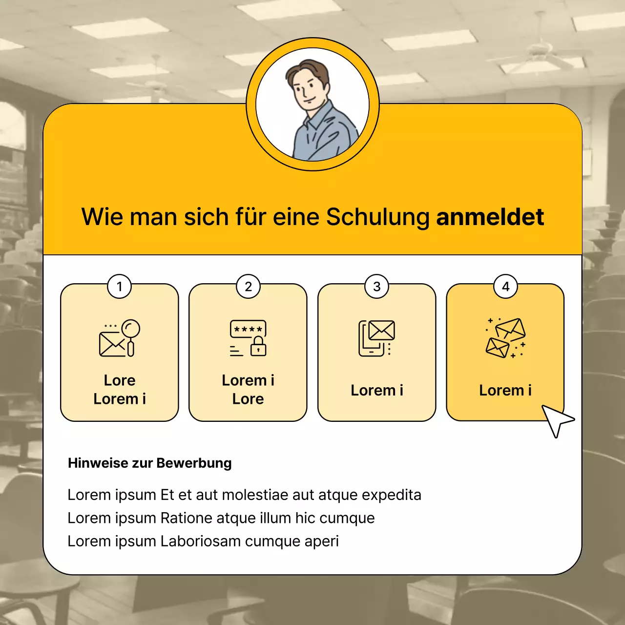 Einfache Inhalte gewinnen in der Gelben Post