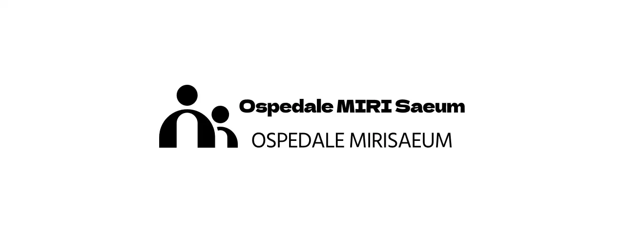 Logo ospedaliero semplice e illustrato