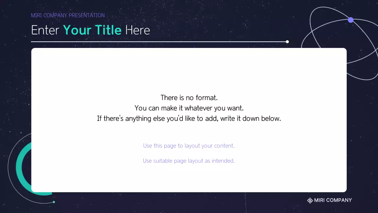 Navy Modern Template Presentation