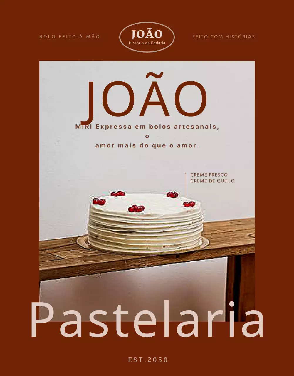 Promover uma padaria gira em vermelho e cor-de-rosa