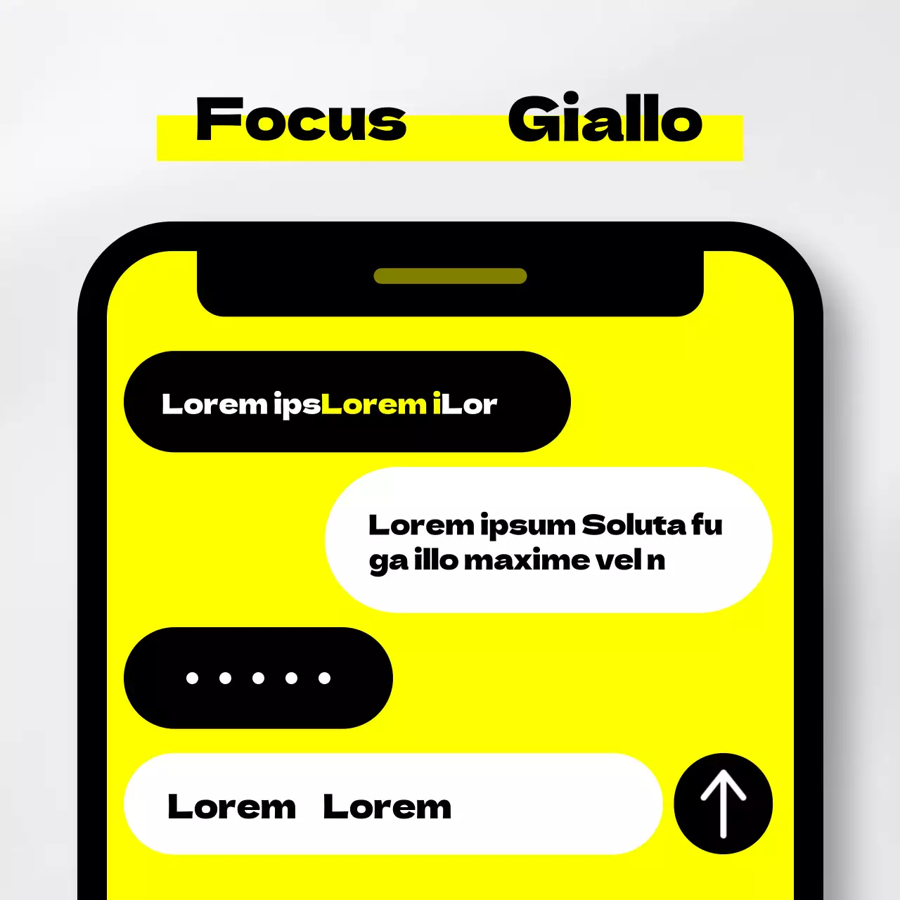 Copertina di tendenza in rosso e blu