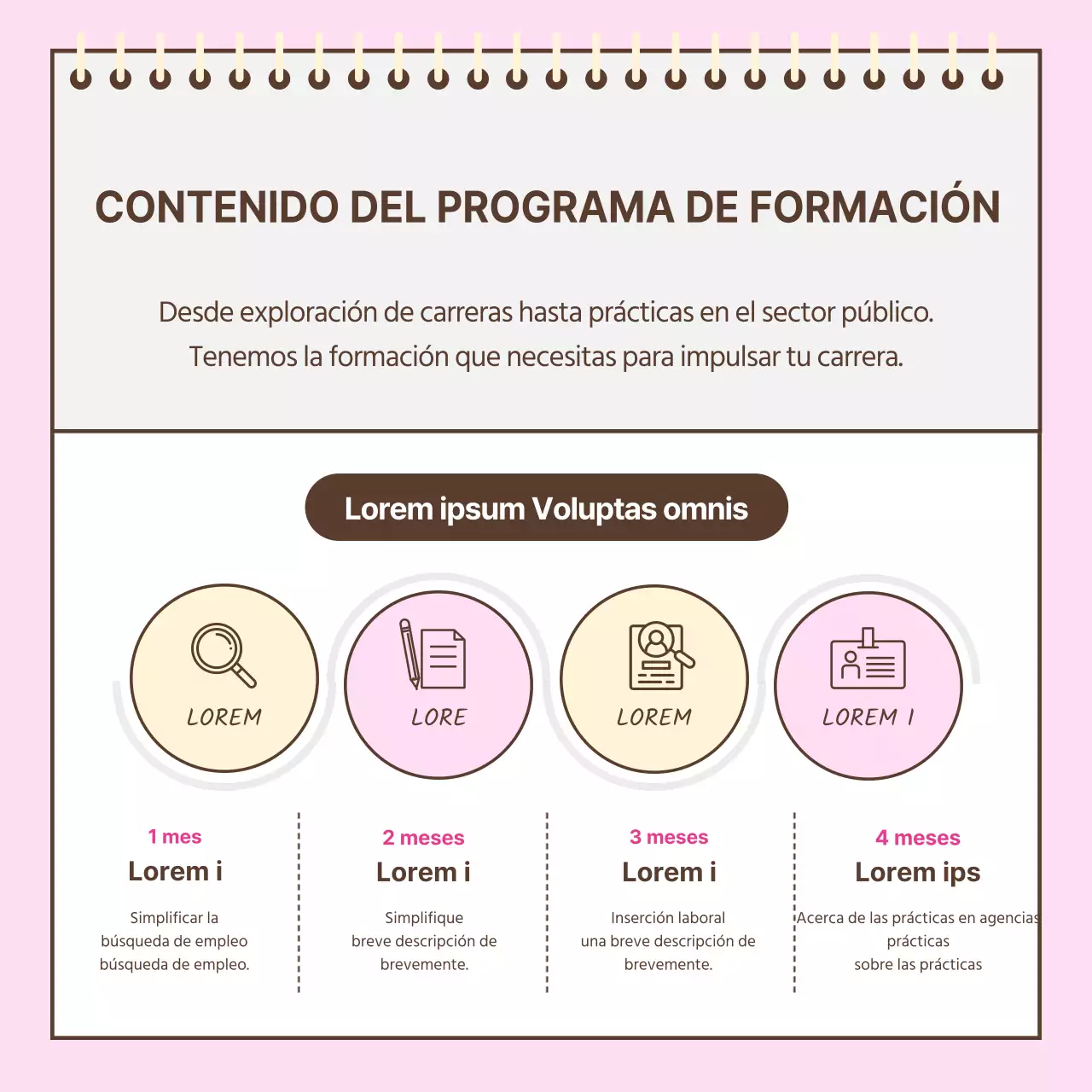 Acerca del programa "Escapadas profesionales rosas y sencillas para mujeres
