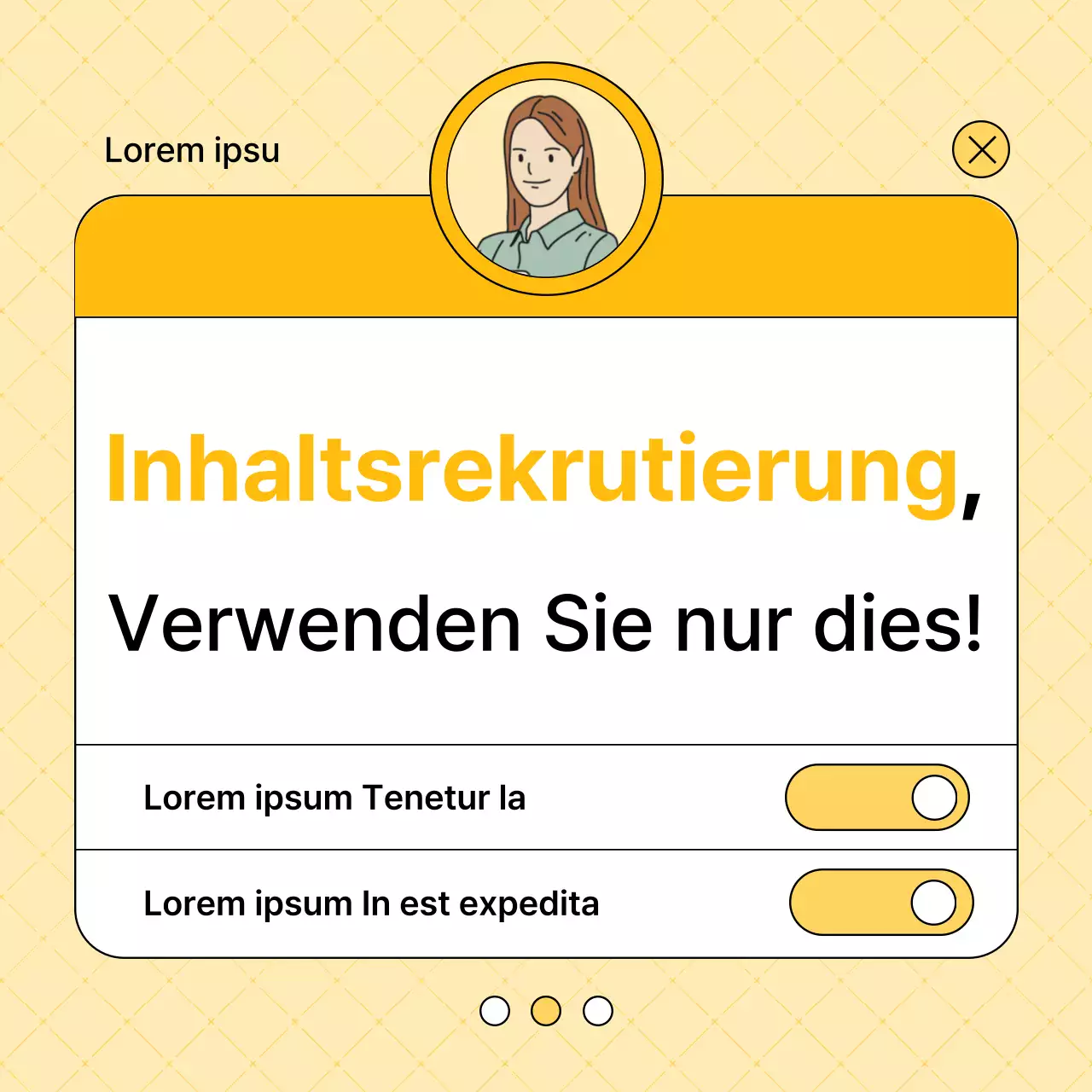 Einfache Inhalte gewinnen in der Gelben Post