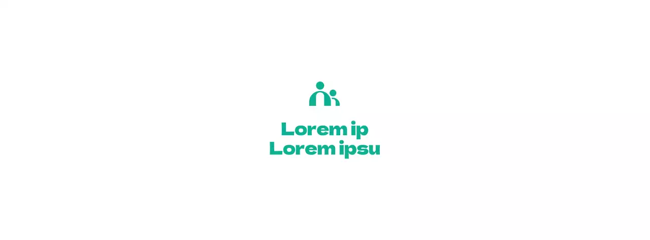 Logótipo hospitalar ilustrado simples