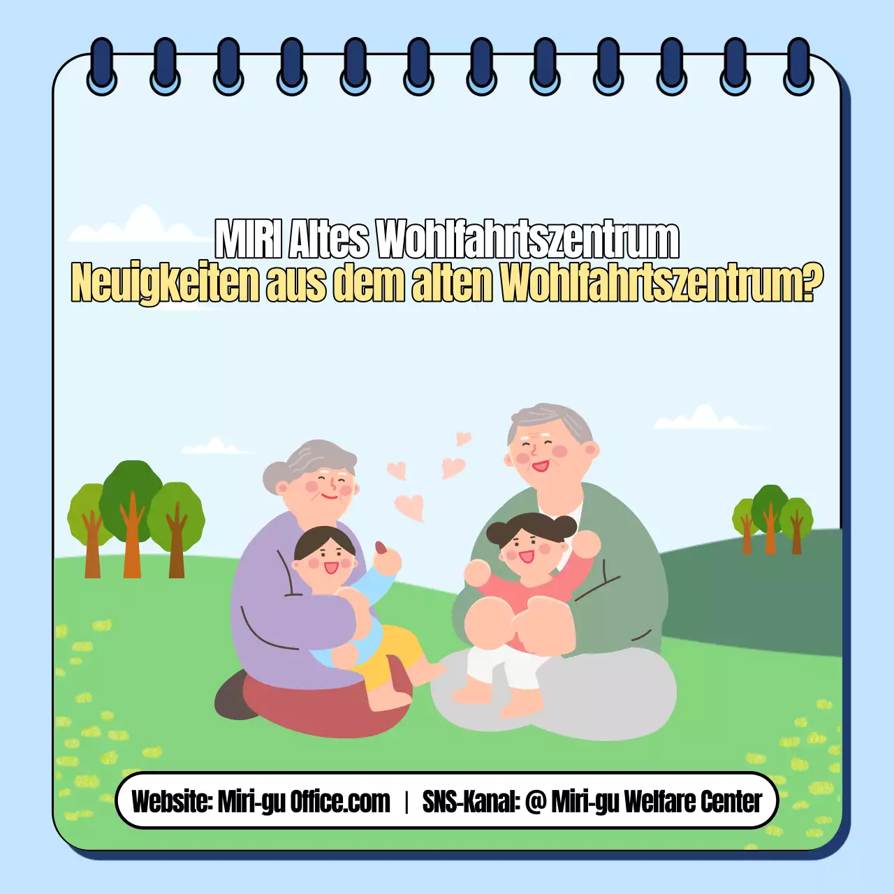 Ein schöner Beitrag über das Sozialamt in Grün und Regenbögen