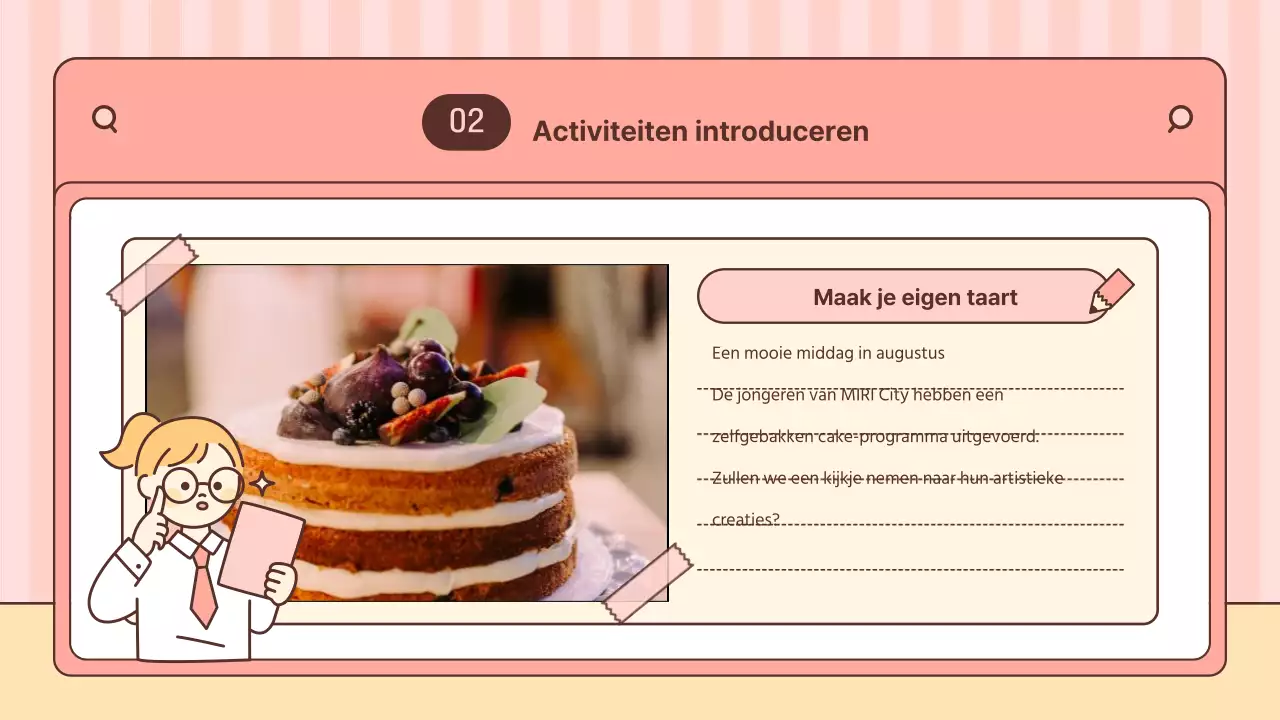 Roze en Geel Centrum Klasactiviteit Verzamelpost
