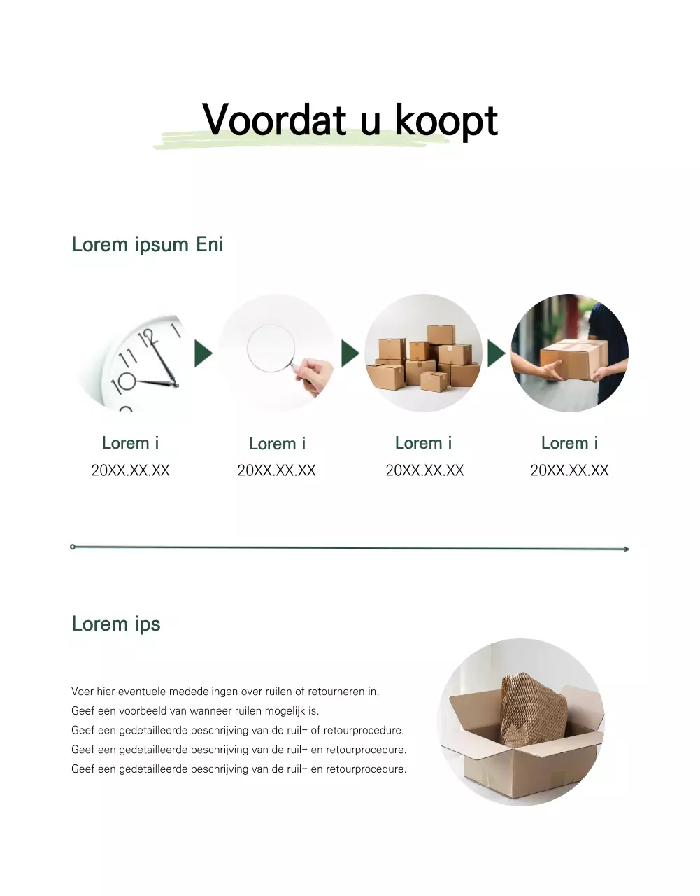 Een minimalistische wit met groene Tumblr advertentie voor nieuwkomers