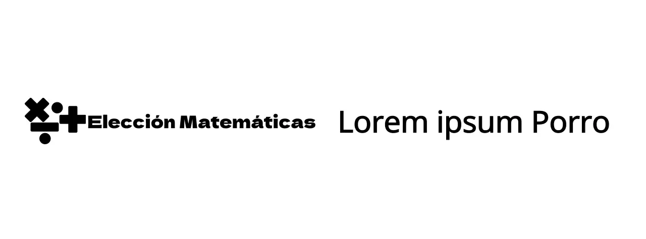 Concepto de logotipo de escuela de matemáticas con símbolo matemático