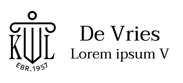 Advocatenkantoor met een geïllustreerd logo en een stijlvolle uitstraling