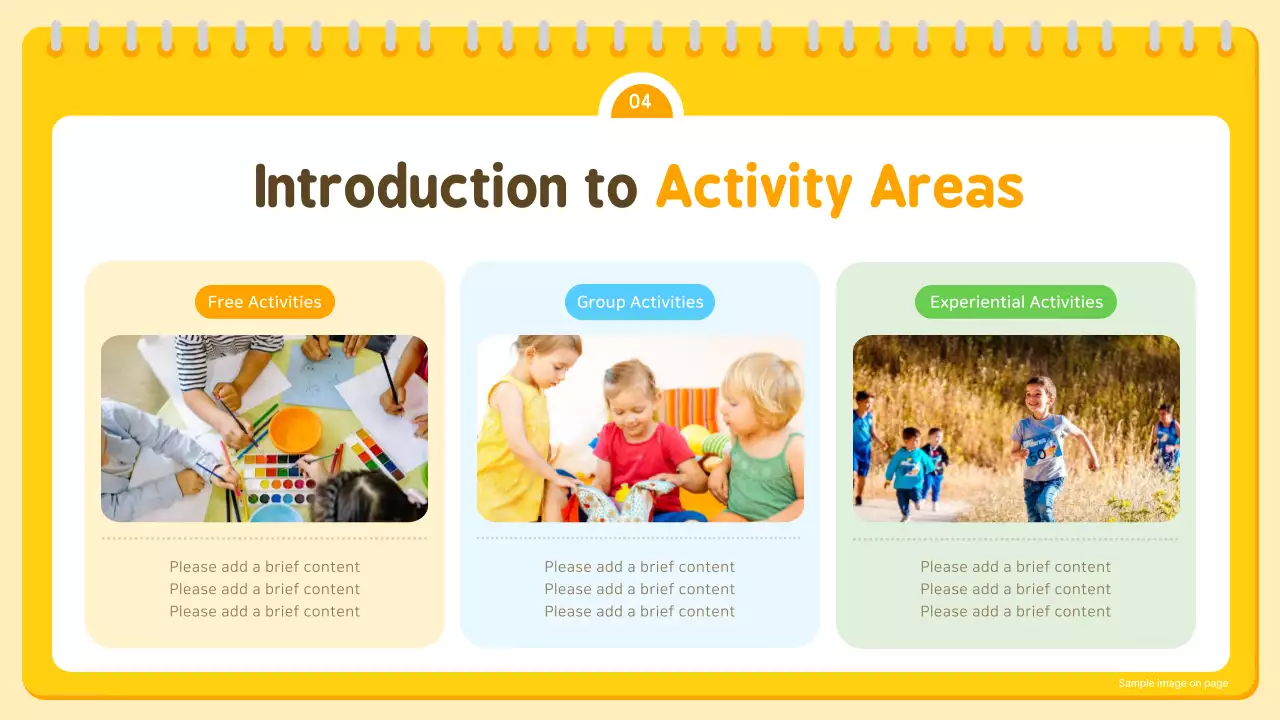 Yellow Playful Kindergarten Invitation Presentation