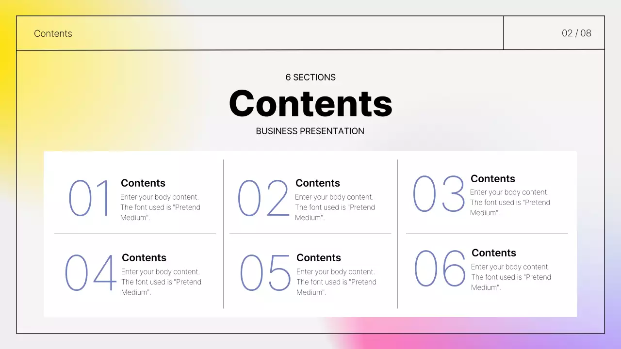Purple Modern Template Presentation